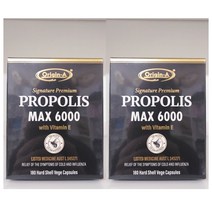 ORIGIN A PROPOLIS Max 6000mg 오리진 에이 프로폴리스 맥스 앤 비타민 E 6000mg 180캡슐 2팩