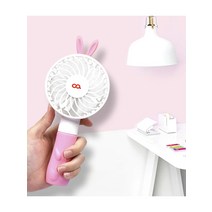 오아 쿠마우사미 미니 휴대용 선풍기 82722, 쿠마팬, 브라운 S0052
