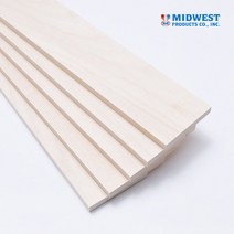 바스우드(Basswood) 쉬트 9.5x76x610mm 1팩(5개입)