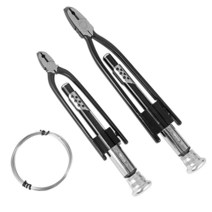 OEMTOOLS 22662 22.9cm(9인치) 양면 와이어 트위스터 펜치 스틸 와이어 왼쪽 및 오른쪽 트위스트 항공 플라이어 자동차 와이어 도구 정비공용 펜치