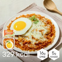 방탄푸드 도시락 닭가슴살 김치 볶음밥 계란후라이 230g 5팩 / 냉동 FMD 컵밥 식단