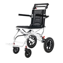접이식 경량 휠체어 소형 보행차 실버카, 1. 업그레이드 12인치휠 스탠드, 1개