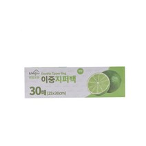 역세권빌라 병문안과일포장 밀봉지퍼백 대형30매 2개 냉동만두, 대형25x30 30매 2개
