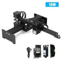 레이저마킹기 CNC 레이저 각인기 5500mw-40W 목재 프린터 목공 공구 로고 마크 각인 스테인리스 스틸, 03 10W