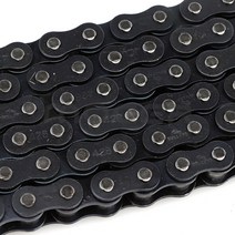 오토바이 428 체인 102l104l108140 링크 50cc-250cc atv 쿼드 핏 먼지 자전거 이동 카트 금속 오토바이 부품 블랙골드, 428-94리터 bk