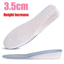 메모리 폼 높이 증가 Insoles 스포츠 신발 남성 여성 피트 발 뒤꿈치 리프팅 삽입물 컴포트 Heightening 깔창 스 니 커 즈에 대 한