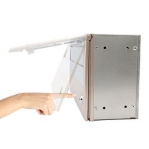 레옹물산특가_[국내산] 원터치 푸쉬 우편함 다세대 우체통, 골드