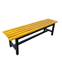 나무 벤치 목욕탕 평상 사우나 의자 대기실 수영장, 2~3인용  월너트색 1.0미터