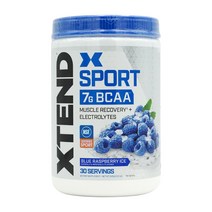 Scivation 싸이베이션 엑스텐드 BCAA 블루 라즈베리 345g(12.2oz) XTEND Sport BCAA Powder Blue Raspberry, 345g, 01.Blue Raspberry Ice