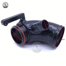 실리콘 터보 입구 팔꿈치 튜브 성능 흡입 호스 파이프 VW 골프 MK7 GTI R 아우디 V8 MK3 A3 S3 TT 2.0T 201, 01 Black  58.5mm
