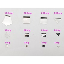 분동 교정 표준 전기 저울 밸런스 테스트 스테인리스 스틸 밀리그램 세트 등급, 12pcs 1mg-500mg_F1