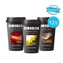 동원 덴마크 오리진커피 300ml 12입 아메리카노 모카라떼 바닐라라떼, 오리진커피 ★300ml★ 바닐라라떼 12입