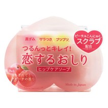 펠리칸 피치 향 엑스 폴리 에이트 화이트닝 힙 케어 비누 80g, 1개