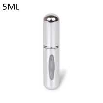로션용기 화장품용기 플라스틱용기8/5ml 향수 분무기 휴대용 액체 컨테이너 화장품 여행 미니 알루미늄 스, 03 5ml-Bright Silver
