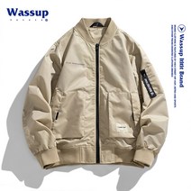 WASSUP 야구점퍼 남성아우터 봄가을 조류 미국식 남자봄자켓