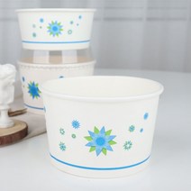 종이 공기 컵 520cc 50개 AA 일회용 컵밥 용기 분식 뚜껑, 520/750cc겸용 뚜껑(100개) (105035)