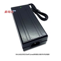 아수스ASUS ROG Swift PG279QE/PG279QR 게이밍 모니터용 19V 6.32A 국산어댑터, 어댑터 + 3구각 파워코드 1.5M