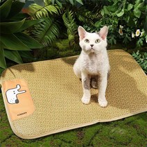 믹스MICS 반려동물 등나무 매트 쿨매트 고양이 강아지 여름 마약 방석 쿨링매트 펫하우스 애완동물 시원한 고양이집 강아지집, 달곰