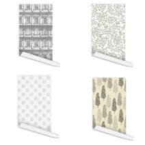 마이월플레이즈 조각벽지 접착식 포인트벽지 패브릭 월스티커, FW161233