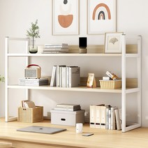 책상선반 책꽂이 데스크테리어 책상정리 다용도 선반 오거나이저, 1개