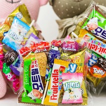 어린이 미니 종합 과자 선물 세트 개별 포장 스티커, 1개, 떡하니합격15