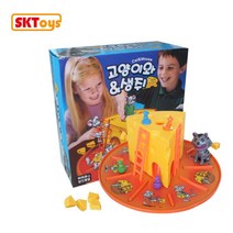 에스케이토이즈 BW6A8E0BB 치즈모으기 실내게임 생쥐 보드게임 고양이와 보드장난감 보드게임