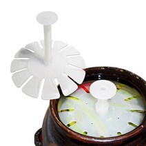 국산 장독대 누루미 원형 외 / 누름판 누르개 누르미 발효 오이지, 사각, 1개