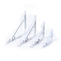 철제 선반 받침대 선반꺽쇠 까치발 앵글, 화이트(특대)