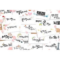 나무에센스 캘리그라피 용돈봉투 ver.2 다이어리 가계부 카렌다 플래너, 셀링마켓 마음만은큰성의
