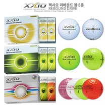[던롭/젝시오] NEW 리바운드 드라이브 골프볼[12구][화이트], 리바운드 드라이브 골프볼(화이트), 12개, 12개