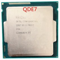 I7-8700K 인텔 코어 i7 4770K es QDE4 2 8 GHz CPU 프로세서 8M 83W LGA 1150, 한개옵션0