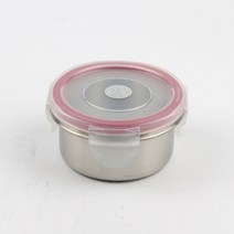[∂LL7] 온리원 올스텐 스틸 원형 밀폐 용기 1호 260 ML 반찬통 밀폐찬 반찬 레스 냉장고정리 정리_h§eEA, 옵션없음[^%&], §본상품§e