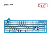 마블 KAWALL 무선 키보드 캡틴아메리카
