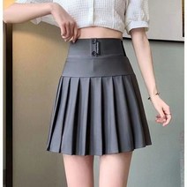 미니축구골대 축구골대 y2k 하라주쿠 버튼 편지 인쇄 주름 치마 탄성 하이 웨이스트 a, 어두운 회색, xxl(63-68kg)