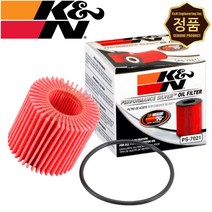 K&N KN 렉서스 CT200h 1.8가솔린 토요타 코롤라 1.8가솔린 프리우스 1.8가솔린 엔진 오일필터 PS-7021