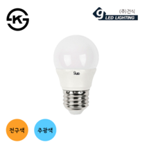 건식 LED 인지구 3W 꼬마전구 미니전구 전구색 주광색 E26 KS인증