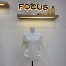 포커스 포커스 꽈배기V반팔 FM2C7KT0248IV