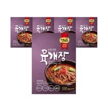 육개장 정성온5팩_600G, 600g, 5개