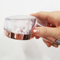 정수 필터 샤워기 미니 헤드 미용실 욕실 수압 상승, 숏 로즈골드, 숏 로즈골드