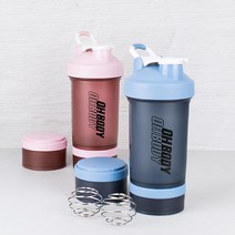 오늘의바디 하드믹싱 쉐이커 보틀 500ml, 블루