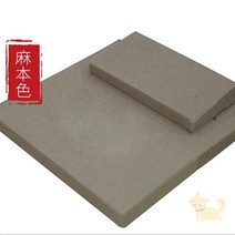 전통 꽃 절방석 명상 매트 명상 매트 이불 불교 가을 명상 유물 부처님 매트 무릎을, 대마 기본 색상 - 린넨 - 자수 없음, 8080cm 무료 가방 + 대형 담요