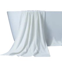 Grace 순면 두꺼운 가정용 성인 부드러운 흡수 피부친화 바스타월 140 x 70cm, 1개, 화이트