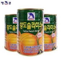 펭귄 황도슬라이스 400g x 6입