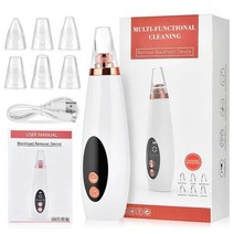 블랙헤드 녹이기 턱화이트헤드 피부과 코피지냄새 검은 머리 제거기 진공청소 충전식 작은 기포, Czech Republic, 유형 1