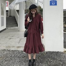 가바바 여성 롱원피스 소녀풍 귀요미가득 원피스 G42098