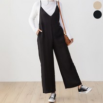 0 velys 편안한 일자핏 코튼 점프수트 CSP1135