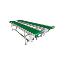 벨트 컨베이어 자동 콘베이어 고무벨트 레일 작업대, (평행형) 길이 1m (보강형) 300mm