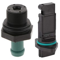 닛산 X-Trail 02-15 Infiniti 용 1PCS MAF 대량 공기 유량계 센서가있는 양성 크랭크 케이스 환기 PCV 밸브, 하나, 블랙 & 그린