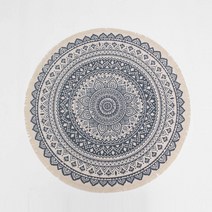 방바닥매트 모로칸러그 포인트 아기방 러그 러너 카페트 침실 매트 빈티지 태슬 원형 거실