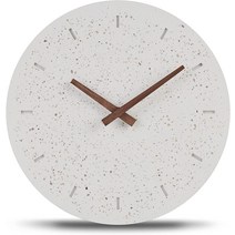 캔더 베를린 MNU 6130W 벽시계 콘크리트 무음 빈티지 똑딱거리는 소음 없음 12&#34; 아날로그 거실 모, 한개옵션0